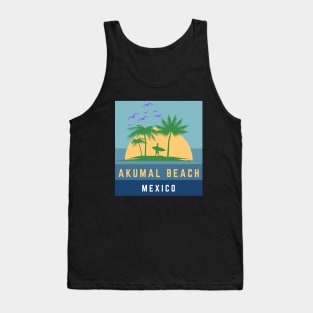 Akumal Beach Mexico Tank Top